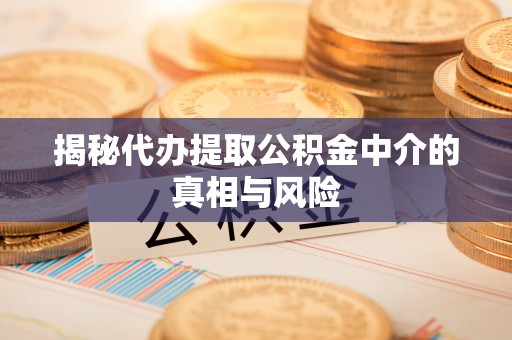 宿迁揭秘代办提取公积金中介的真相与风险